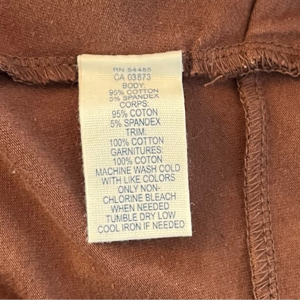 Vintage Y2K AEO halter sun dress brown cross strap tie back embroidered XS - Picture 16 of 16